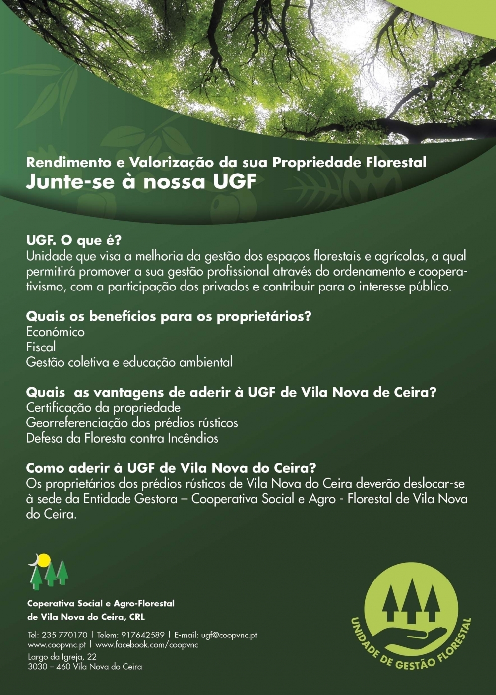 Unidade de Gestão Florestal - www.coopvnc.pt